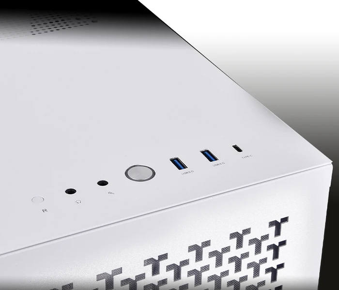 Thermaltake V350 TG ARGB Air Snow Edition, weiß, Glasfenster