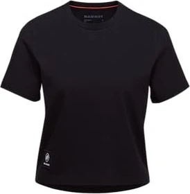 Mammut Massone Cropped Patch T-Shirt kurzarm schwarz (Damen)