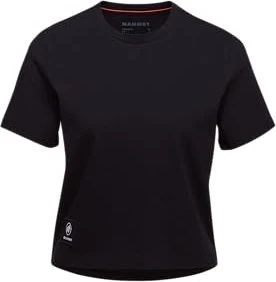 Mammut Massone Cropped Patch T-Shirt kurzarm schwarz (Damen)