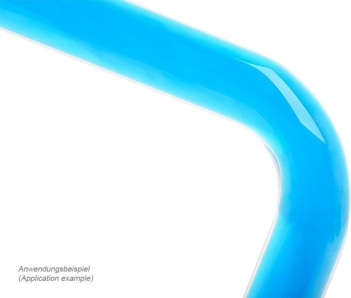 Alphacool HardTube Borosilikatglas Rohr 90°, 40/20cm 16/11mm, klar