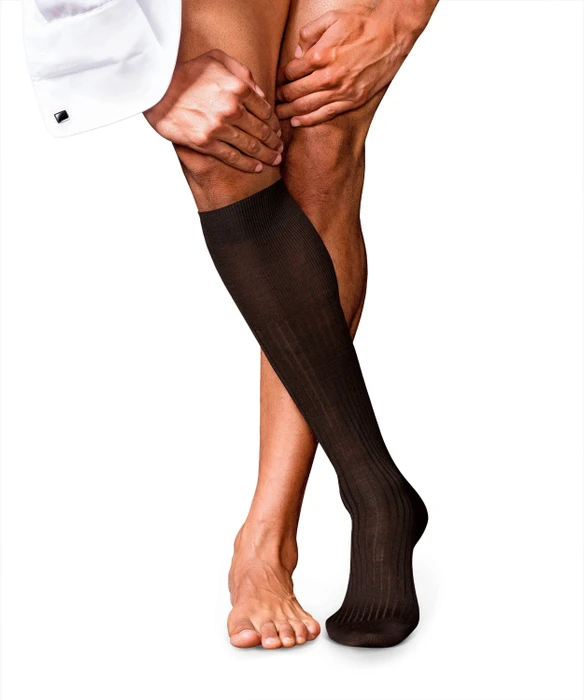Falke No. 7 Finest Merino Socken braun (Herren)