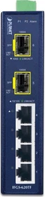 Planet IFGS Industrial Railmount Managed Switch, 4x RJ-45, 2x SFP (IFGS-620TF)