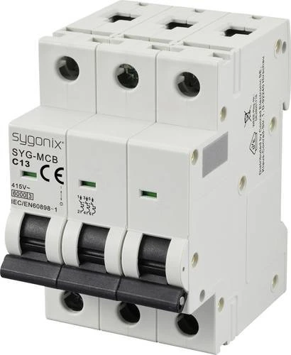 Sygonix Leitungsschutzschalter 3polig 13A 415 V/AC