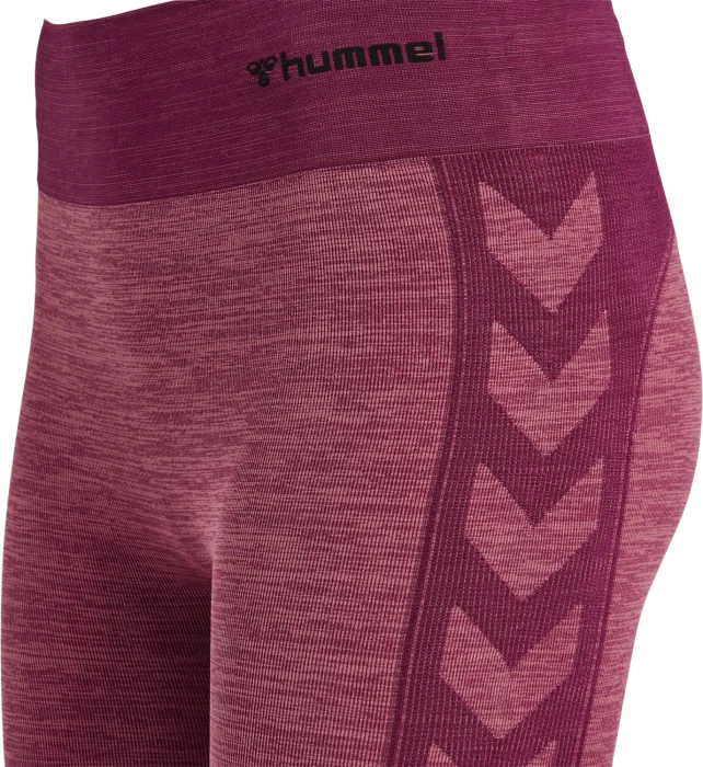 hummel CLEA Seamless Tight Hose lang grape wine (Damen)