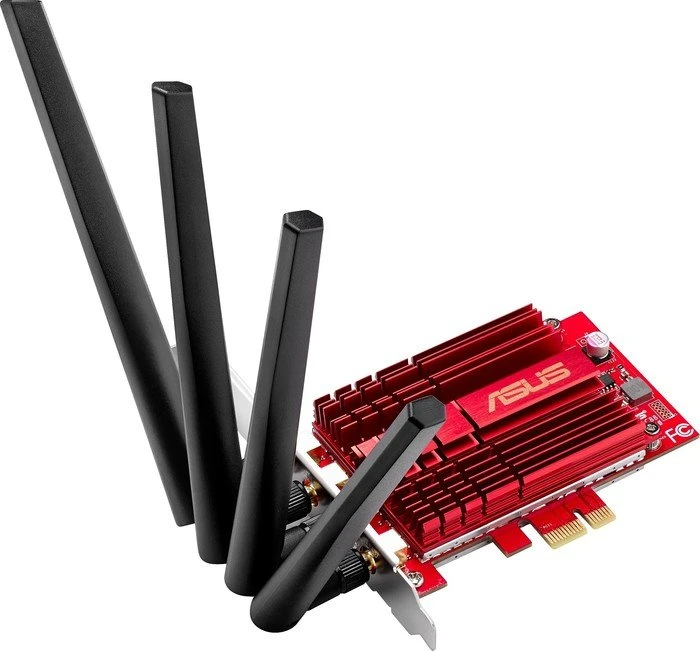 ASUS PCE-AC88, 2.4GHz/5GHz WLAN, PCIe x1