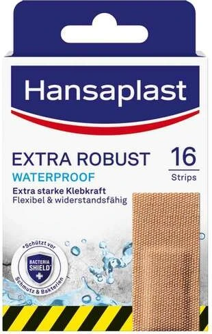 Hansaplast Extra Robust Waterproof, 16 Stück