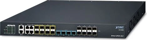 Planet GPON OLT Rackmount Gigabit Managed Switch, 12x SFP, 4x RJ-45/SFP, 4x SFP+