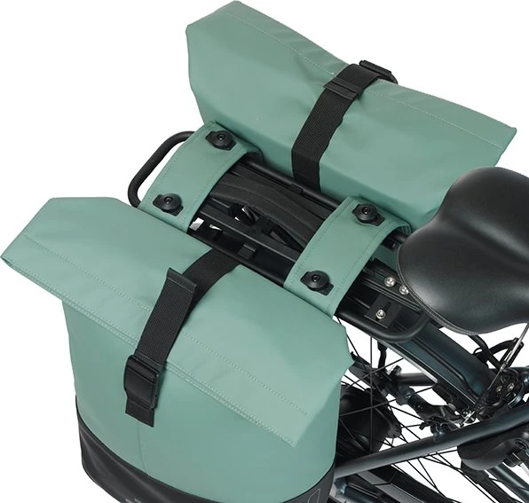 Basil Cove Doppeltasche MIK Gepäcktasche silvergreen/black