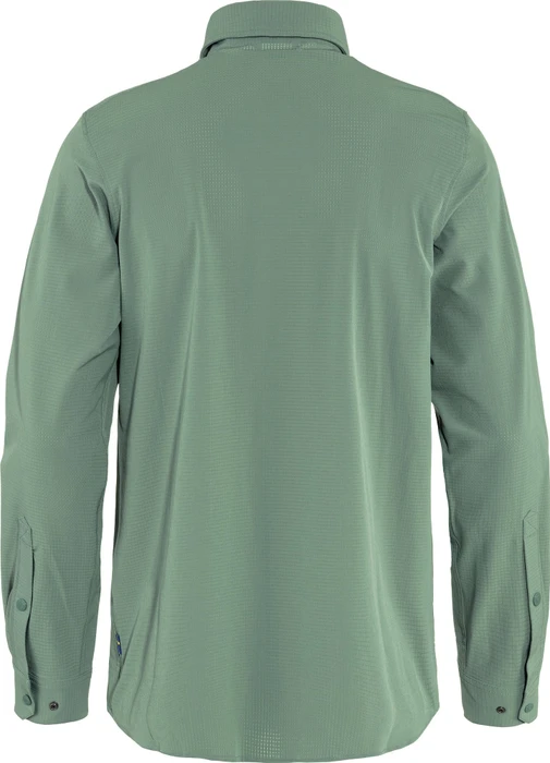 Fjällräven Abisko Trekking Hemd langarm parina green (Herren)