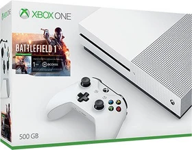 Microsoft Xbox One S - 500GB Battlefield 1 Bundle weiß