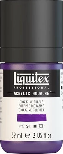 Liquitex Professional Acrylic Gouache dioxazine purple, 59ml