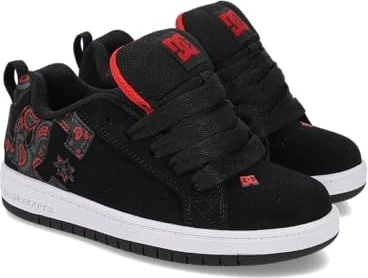DC Court Graffik schwarz/grau/rot (Junior)