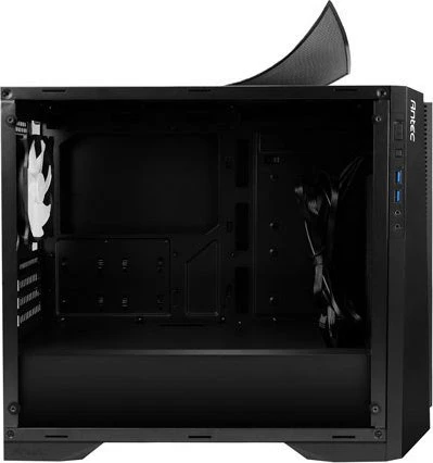 Antec P6 schwarz, Glasfenster