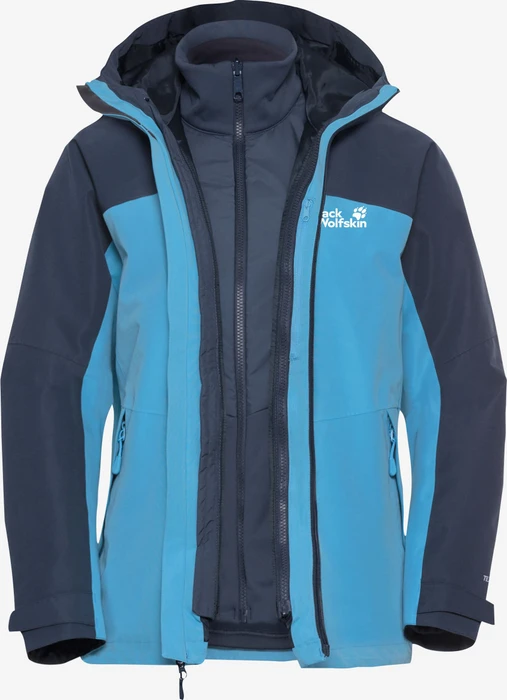 Jack Wolfskin Wild Places 3in1 Funktionsjacke sky blue (Damen)