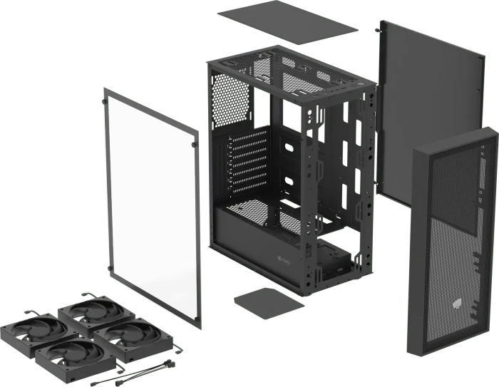 Natec Fury Shobo SH8F, Glasfenster