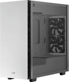 AeroCool Flo, weiß, Glasfenster