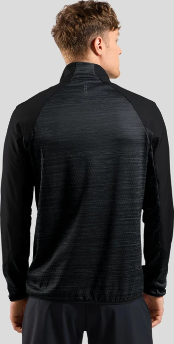 Odlo The Run Easy Warm Hybrid Funktionsjacke schwarz (Herren)