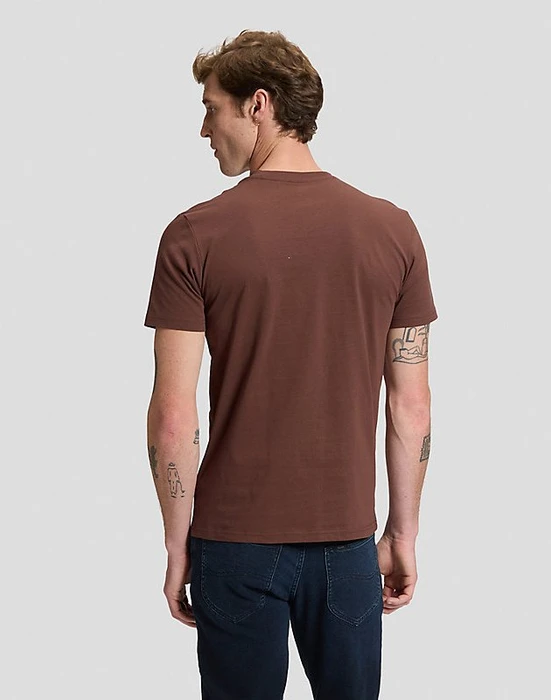 Lee Patch Logo T-Shirt kurzarm shaved chocolate (Herren)