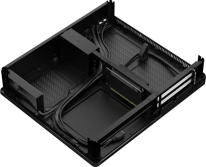 Fractal Design Node 202 + Integra PSU, schwarz, Mini-ITX, 450W SFX