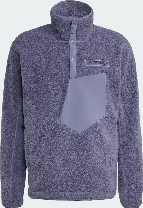 adidas Terrex Xploric High Pile Fleece Pullover preloved violet (Herren)