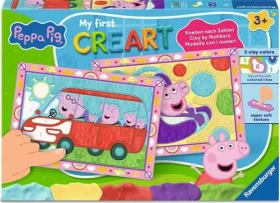 Ravensburger Kneten nach Zahlen My First CreArt Peppa Wutz - Baby Evie