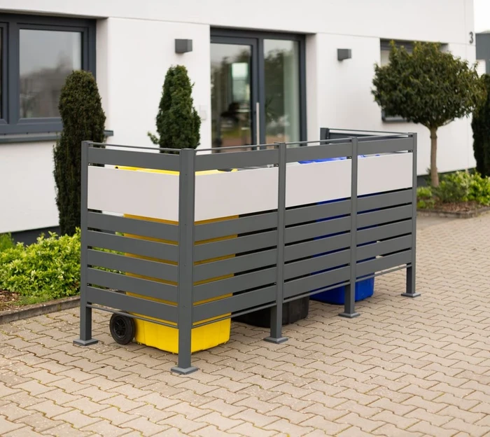 Westmann Planum 120 Mülltonnenbox 3x 240l anthrazit