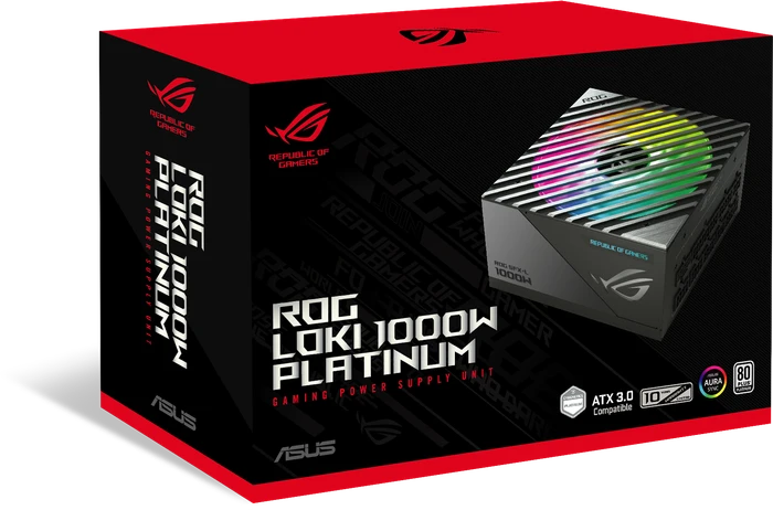 ASUS ROG Loki Platinum, ROG-LOKI-1000P-SFX-L-GAMING, 1000W, ATX 3.0