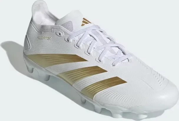 adidas Predator League MG cloud white/gold metallic/sandy beige met