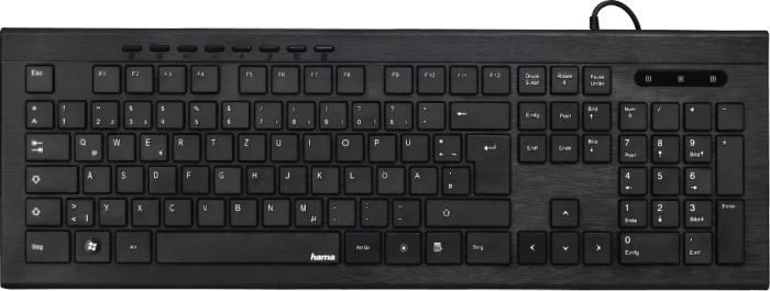 Hama Anzano schwarz, USB, DE