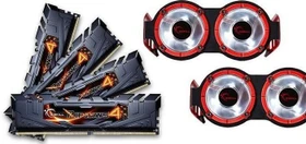 G.Skill RipJaws 4 schwarz + Turbulence III UDIMM 16GB Kit, DDR4-3400, CL16-16-16-36