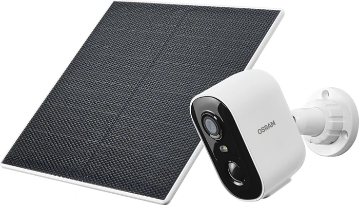 Osram SMART+ WiFi Outdoor Kamera Battery Solar, inkl. Solarpanel