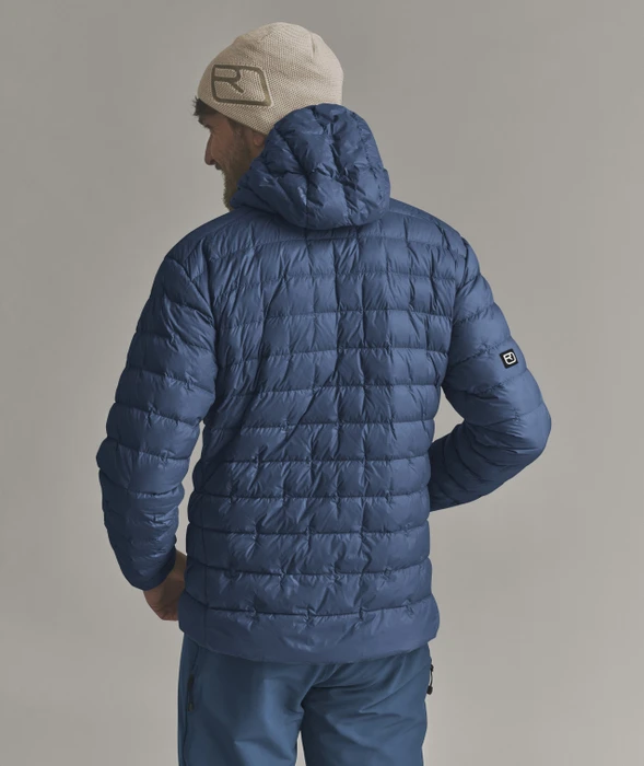 Ortovox Downwool 180 Hooded Funktionsjacke blue nunatak (Herren)