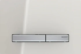Geberit Sigma50 Betätigungsplatte Glas sand-grau