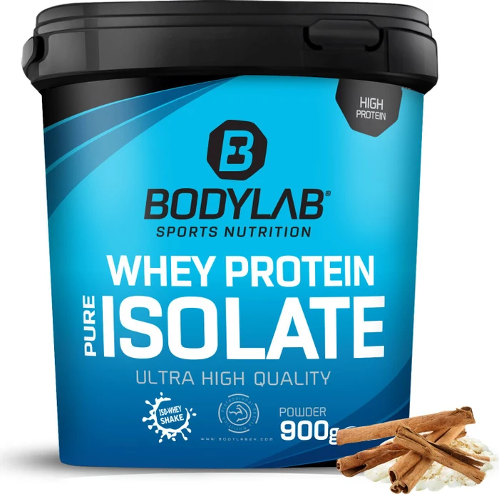 BodyLab24 Whey Protein Isolat Milchreis/Zimt 900g