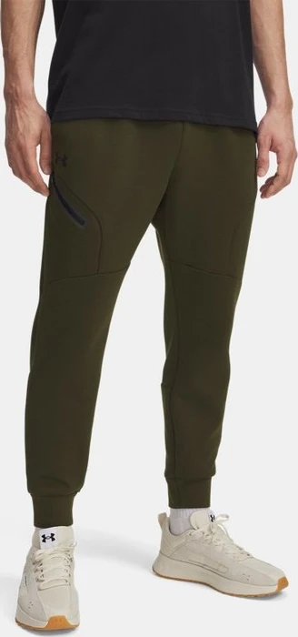 Under Armour Unstoppable Fleece Trainingshose lang expedition green/black (Herren)