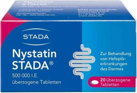Stada Nystatin Stada 500.000 I.E. überzogene Tabletten, 20 Stück