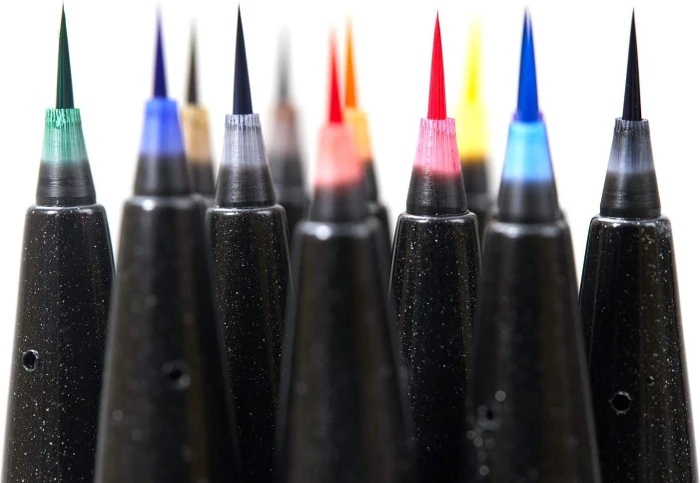 Pentel Brush Sign Pen Artist SESF30C blau, 12er-Pack