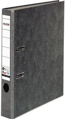 Falken Wolkenmarmor Ordner 2-Ring Recycling, 50mm, A4, grau (10311686002)