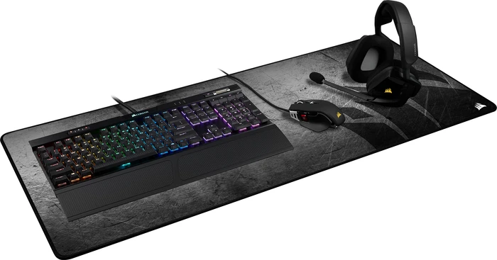 Corsair MM350 PRO Premium Spill-Proof Cloth Gaming Mouse Pad - Extended XL, schwarz/grau