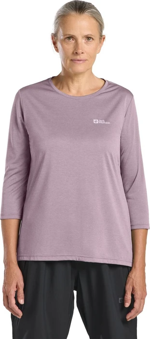 Jack Wolfskin Crosstrail Funktionsshirt 3/4 wild blossom (Damen)