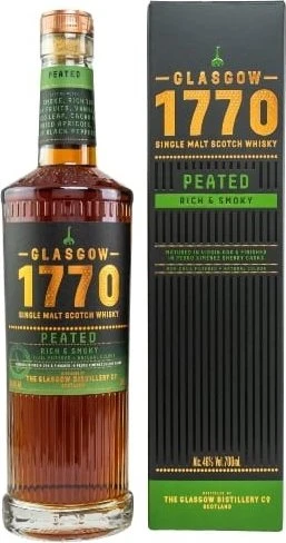 Glasgow Distillery 1770 Peated Rich & Smoky 700ml