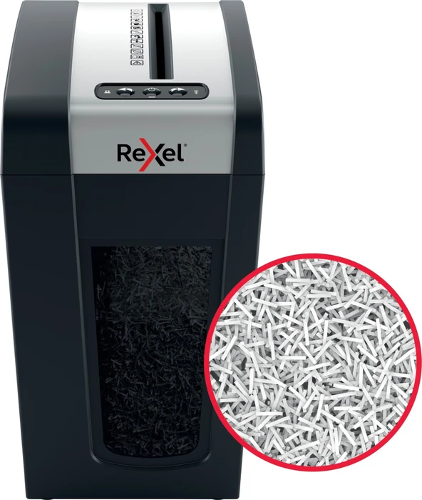Rexel Secure MC6-SL Slimline Whisper-Shred, 2x15mm