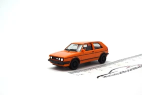 Herpa VW Golf II GTI mit Sportfelgen weiß