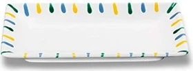 Gmundner Keramik Buntgeflammt Snackschale 22x11cm