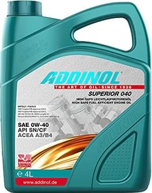 Addinol Superior 040 0W-40 4l