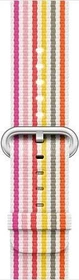 Apple Nylon-Armband gestreift für Apple Watch 42mm pink