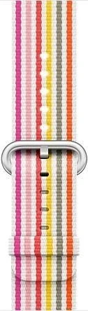 Apple Nylon-Armband gestreift für Apple Watch 42mm pink
