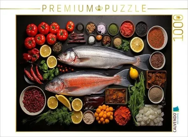 Calvendo Fischplatte zur gesunden Ernährung