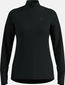 Odlo Essentials Light Mid Layer Half-Zip Funktionsshirt langarm schwarz (Damen)