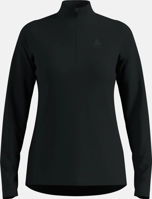 Odlo Essentials Light Mid Layer Half-Zip Funktionsshirt langarm schwarz (Damen)